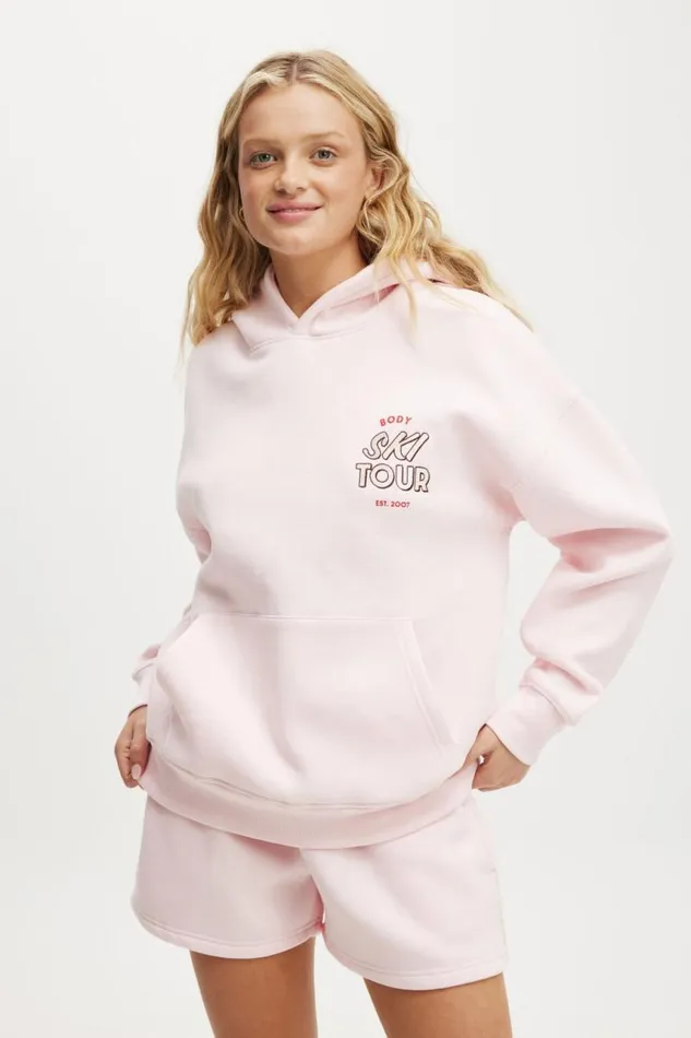 Cotton On SweatsandHoodies Plush Premium Graphic Hoodie Cherry Dreamski Tour 8211 Women Cotton On SweatsandHoodies Plush Premium Graphic Hoodie Cherry Dreamski Tour 8211 Women