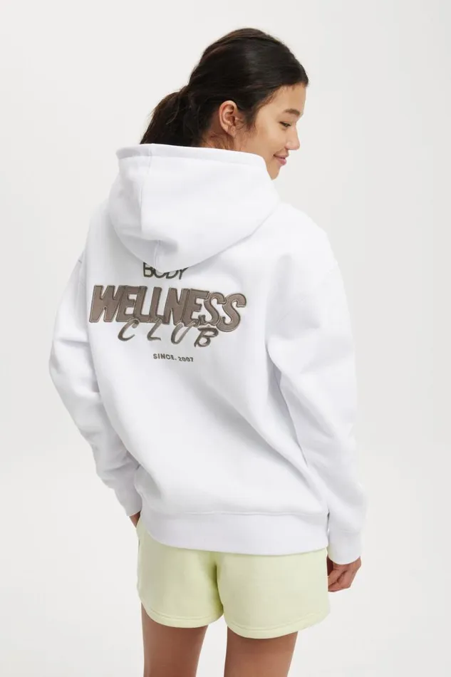 Cotton On SweatsandHoodies Plush Premium Graphic Hoodie Whitewellness Club Desert Grey 8211 Women Cotton On SweatsandHoodies Plush Premium Graphic Hoodie Whitewellness Club Desert Grey 8211 Women