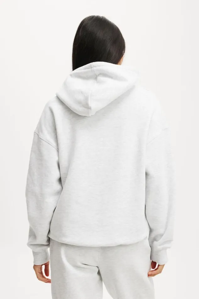Cotton On SweatsandHoodies Plush Premium Hoodie Cloudy Grey Marle 8211 Women Cotton On SweatsandHoodies Plush Premium Hoodie Cloudy Grey Marle 8211 Women
