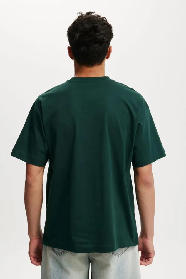 Cotton On Tees and Tanks Box Fit Graphic TShirt Pineneedle Greenfresh Produce 8211 Men Cotton On Tees and Tanks Box Fit Graphic TShirt Pineneedle Greenfresh Produce 8211 Men