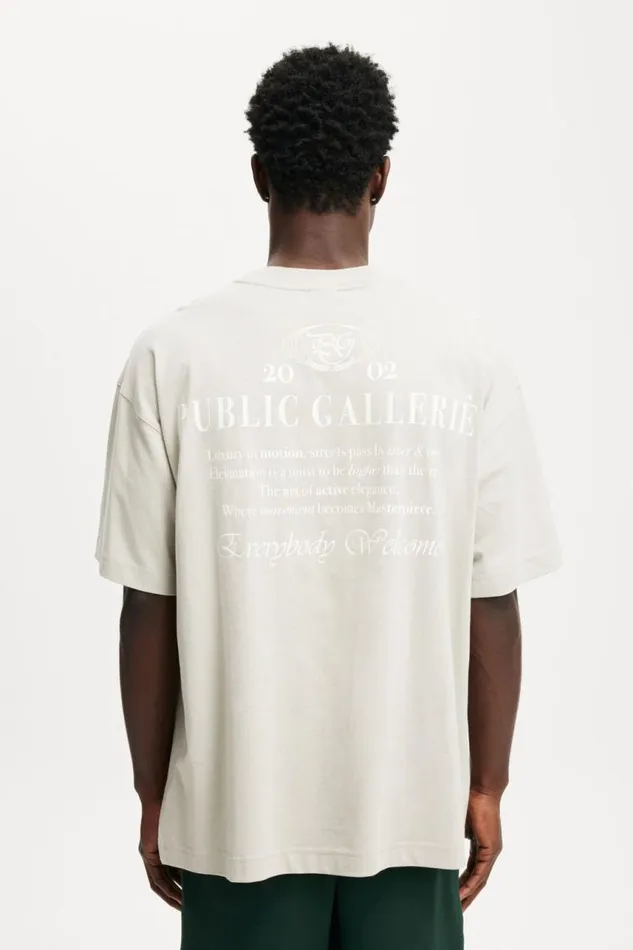 Cotton On Tees and Tanks Box Fit Graphic TShirt Smokepublic Gallerie 8211 Men Cotton On Tees and Tanks Box Fit Graphic TShirt Smokepublic Gallerie 8211 Men
