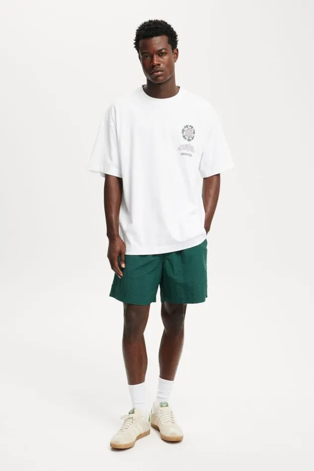 Cotton On Tees and Tanks Box Fit Graphic TShirt Whiteget Lost 8211 Men Cotton On Tees and Tanks Box Fit Graphic TShirt Whiteget Lost 8211 Men