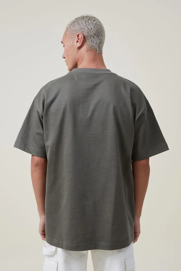 Cotton On Tees and Tanks Box Fit TShirt Military 8211 Men Cotton On Tees and Tanks Box Fit TShirt Military 8211 Men