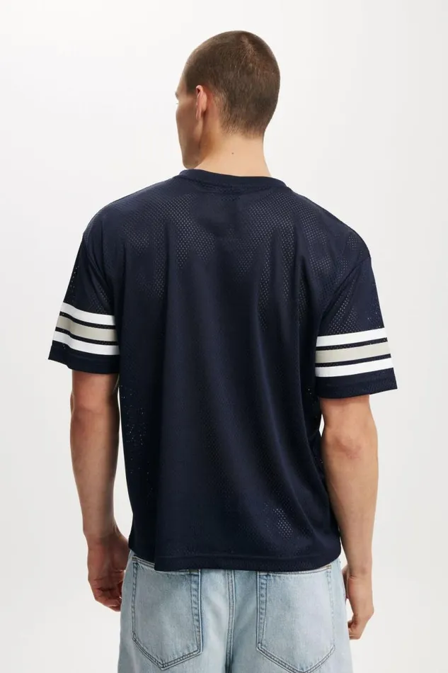 Cotton On Tees and Tanks Football Jersey True Navytribeca 8211 Men Cotton On Tees and Tanks Football Jersey True Navytribeca 8211 Men