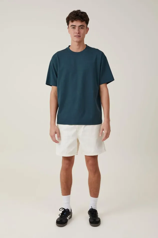 Cotton On Tees and Tanks Hyperweave TShirt Deep Sea Teal 8211 Men Cotton On Tees and Tanks Hyperweave TShirt Deep Sea Teal 8211 Men