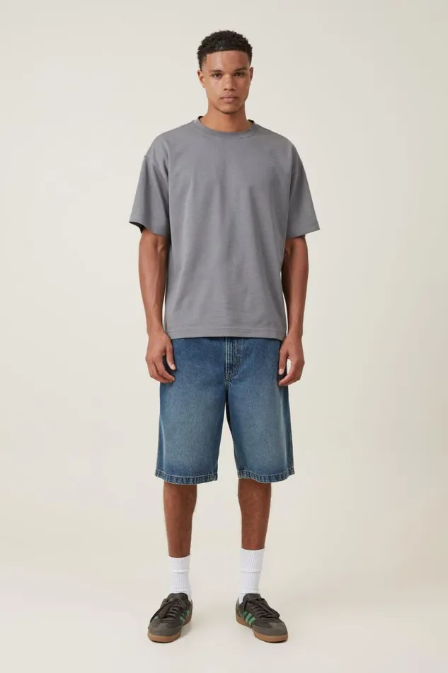 Cotton On Tees and Tanks Hyperweave TShirt Slate Stone 8211 Men Cotton On Tees and Tanks Hyperweave TShirt Slate Stone 8211 Men