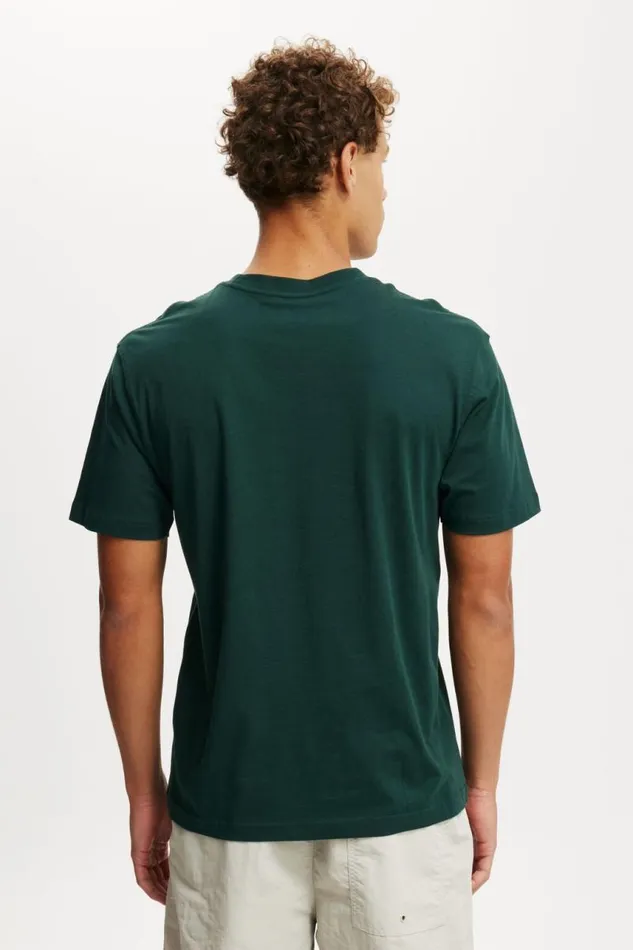 Cotton On Tees and Tanks Loose Fit Art TShirt Pineneedle Greencolorado 8211 Men Cotton On Tees and Tanks Loose Fit Art TShirt Pineneedle Greencolorado 8211 Men