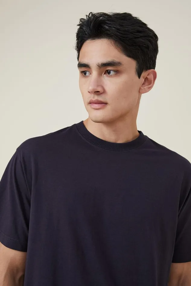 Cotton On Tees and Tanks Organic Loose Fit TShirt Ink Navy 8211 Men Cotton On Tees and Tanks Organic Loose Fit TShirt Ink Navy 8211 Men