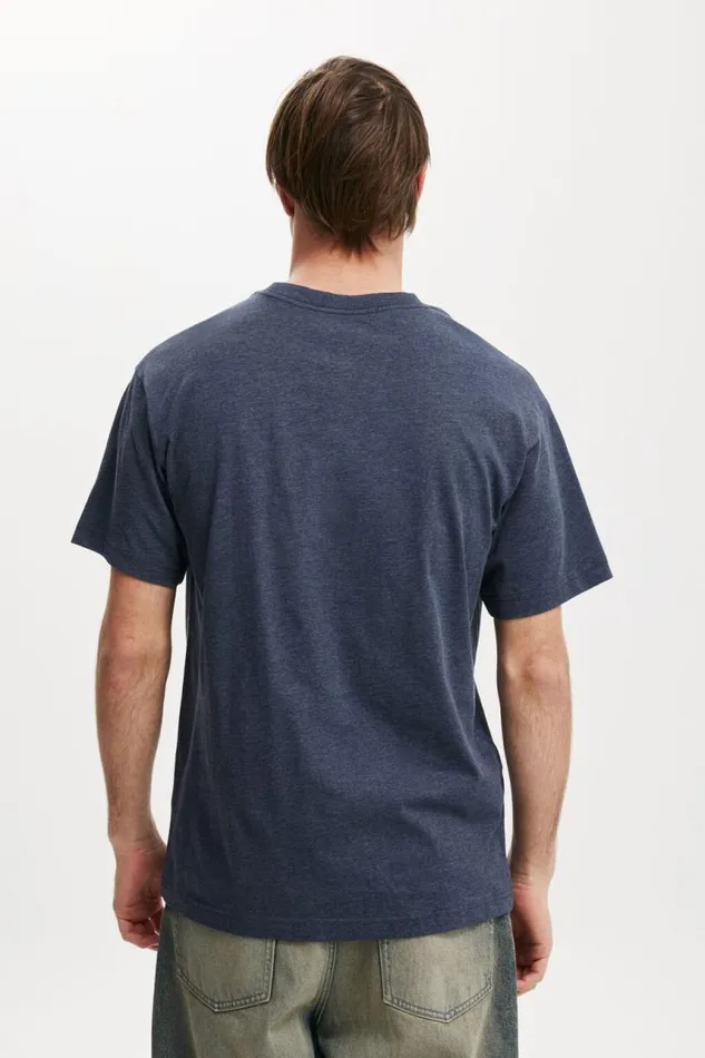 Cotton On Tees and Tanks Organic Loose Fit TShirt Navy Marle 8211 Men Cotton On Tees and Tanks Organic Loose Fit TShirt Navy Marle 8211 Men