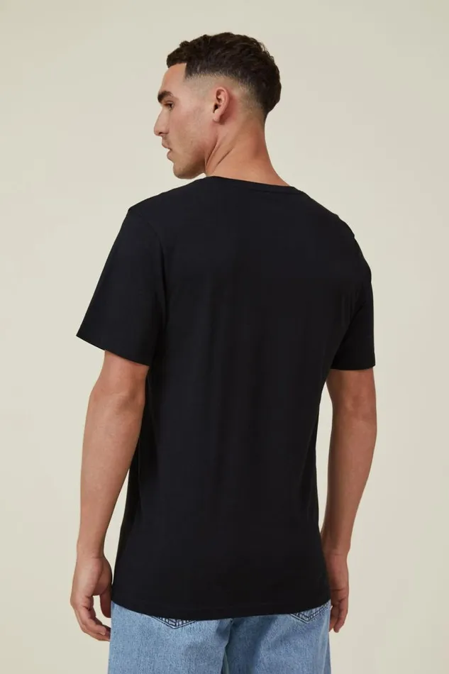 Cotton On Tees and Tanks Organic Regular Fit Crew TShirt Black 8211 Men Cotton On Tees and Tanks Organic Regular Fit Crew TShirt Black 8211 Men