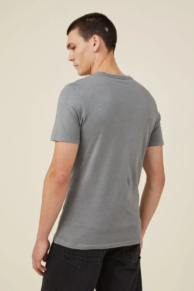 Cotton On Tees and Tanks Organic Regular Fit Crew TShirt Slate Stone 8211 Men Cotton On Tees and Tanks Organic Regular Fit Crew TShirt Slate Stone 8211 Men