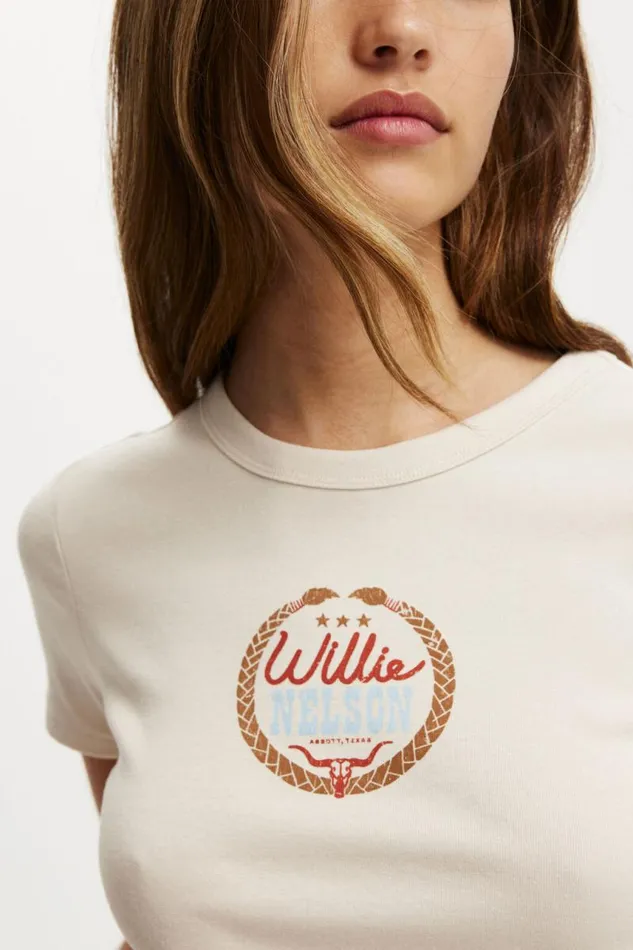 Cotton On Tops Fitted Lcn Graphic Longline Tee Lcn Bra Willie Nelson Blondie 8211 Women Cotton On Tops Fitted Lcn Graphic Longline Tee Lcn Bra Willie Nelson Blondie 8211 Women