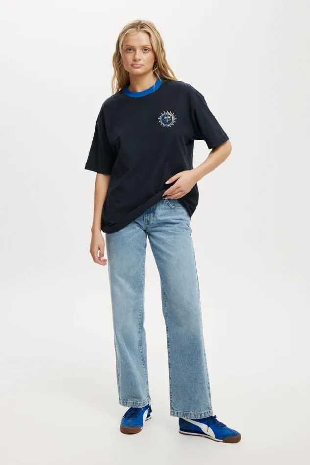 Cotton On Tops The Boxy Graphic Tee La Lune Ink Navy 8211 Women Cotton On Tops The Boxy Graphic Tee La Lune Ink Navy 8211 Women