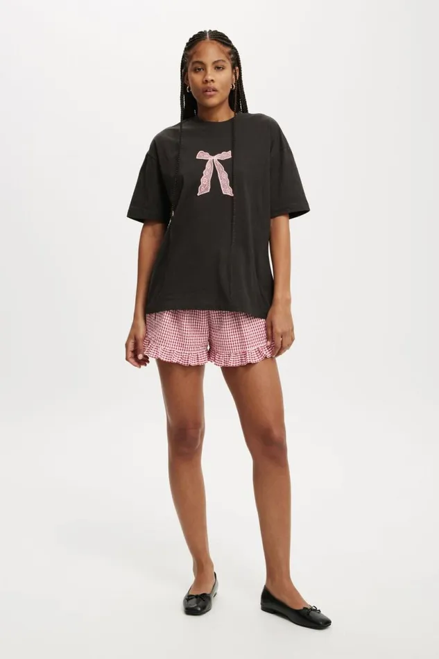 Cotton On Tops The Boxy Graphic Tee Laceywashed Black 8211 Women Cotton On Tops The Boxy Graphic Tee Laceywashed Black 8211 Women