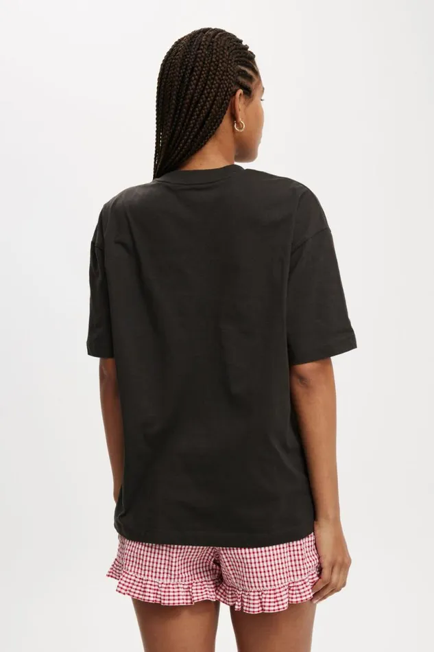 Cotton On Tops The Boxy Graphic Tee Laceywashed Black 8211 Women Cotton On Tops The Boxy Graphic Tee Laceywashed Black 8211 Women