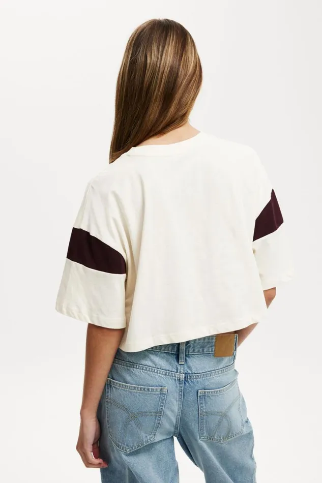 Cotton On Tops The Oversized Chopped Graphic Tee Monterey Oatmeal 8211 Women Cotton On Tops The Oversized Chopped Graphic Tee Monterey Oatmeal 8211 Women
