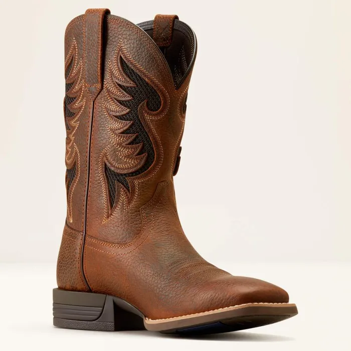 Cowpuncher VentTEK Cowboy Boot Brown Oiled Rowdy Men Ariat Western Boots Cowpuncher VentTEK Cowboy Boot Brown Oiled Rowdy Men Ariat Western Boots