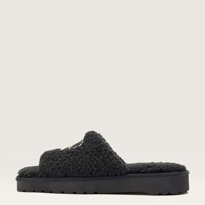 Cozy Chic Square Toe Slipper Fuzzy Black Women Ariat Slippers Cozy Chic Square Toe Slipper Fuzzy Black Women Ariat Slippers