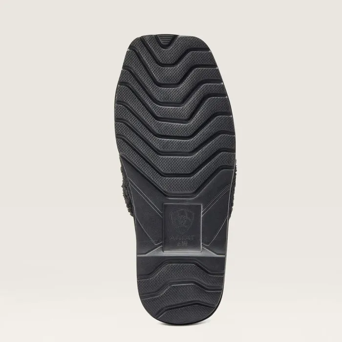 Cozy Chic Square Toe Slipper Fuzzy Black Women Ariat Slippers Cozy Chic Square Toe Slipper Fuzzy Black Women Ariat Slippers