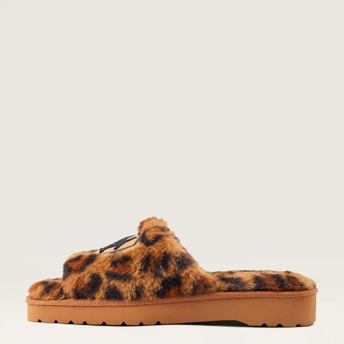 Cozy Chic Square Toe Slipper Fuzzy Leopard Print Women Ariat Slippers Cozy Chic Square Toe Slipper Fuzzy Leopard Print Women Ariat Slippers