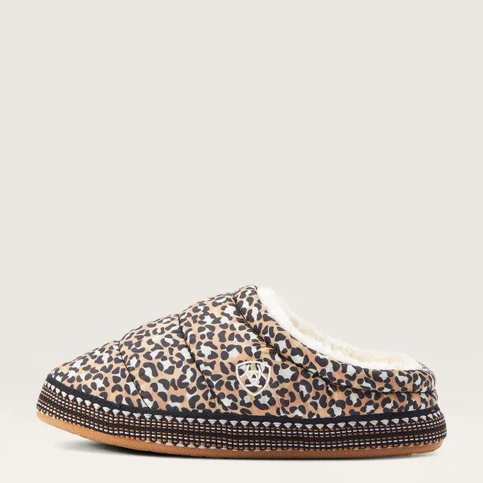 Crius Clog Slipper Tan Leopard Print Women Ariat Slippers Crius Clog Slipper Tan Leopard Print Women Ariat Slippers