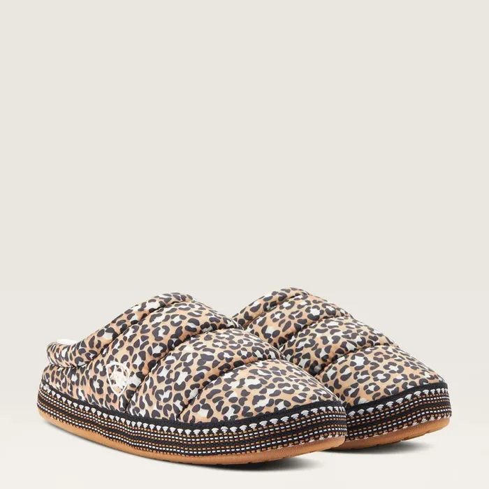 Crius Clog Slipper Tan Leopard Print Women Ariat Slippers Crius Clog Slipper Tan Leopard Print Women Ariat Slippers
