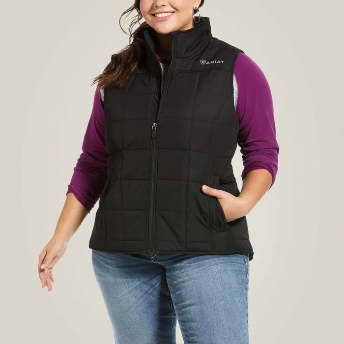 Crius Insulated Vest Black Women Ariat Jackets and Vests Crius Insulated Vest Black Women Ariat Jackets and Vests