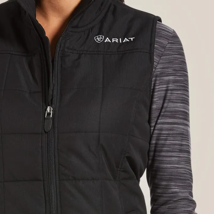 Crius Insulated Vest Black Women Ariat Jackets and Vests Crius Insulated Vest Black Women Ariat Jackets and Vests