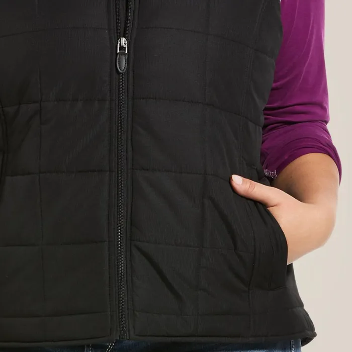 Crius Insulated Vest Black Women Ariat Jackets and Vests Crius Insulated Vest Black Women Ariat Jackets and Vests