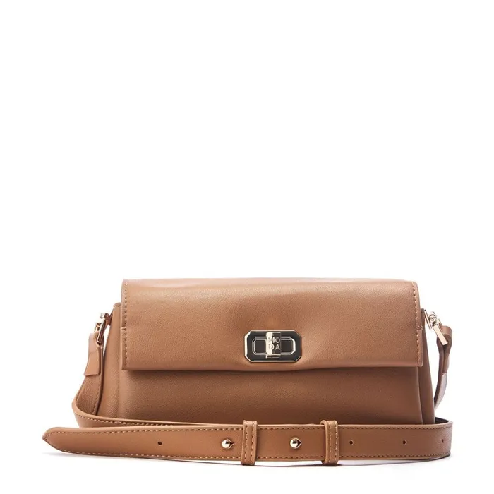 Crossbody Bags Women Moda In Pelle Britney Bag Camel Porvair