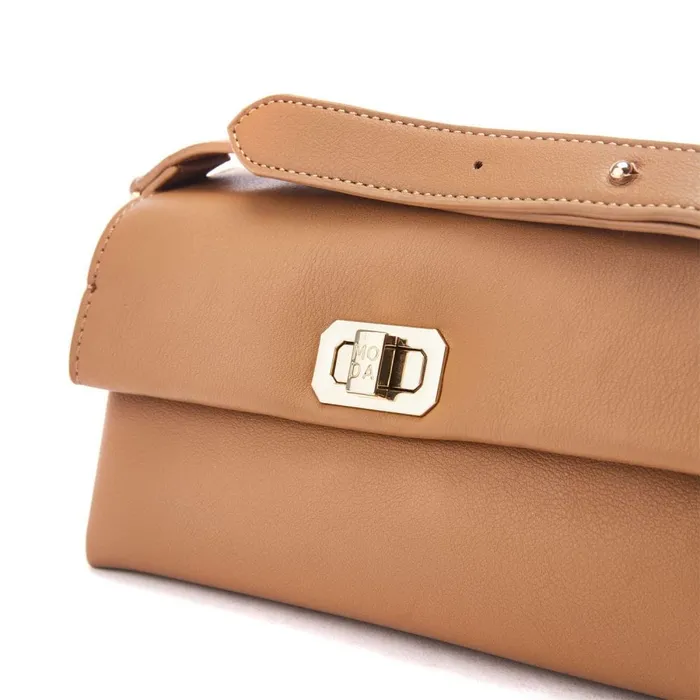 Crossbody Bags Women Moda In Pelle Britney Bag Camel Porvair