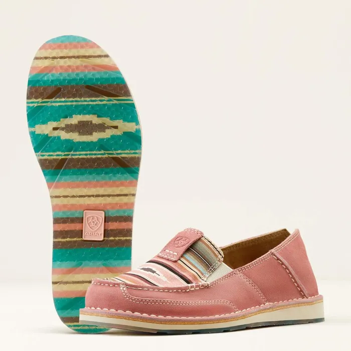 Cruiser Azalea Suedebaby Pink Serape Women Ariat Shoes and Sneakers