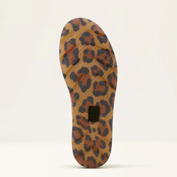 Cruiser Dark Tan Suedecream Cheetah Hair On Women Ariat Shoes and Sneakers
