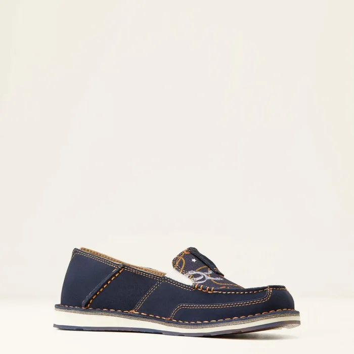 Cruiser Navy Blue Suede Saddle Up Print Women Ariat Shoes and Sneakers Cruiser Navy Blue Suede Saddle Up Print Women Ariat Shoes and Sneakers