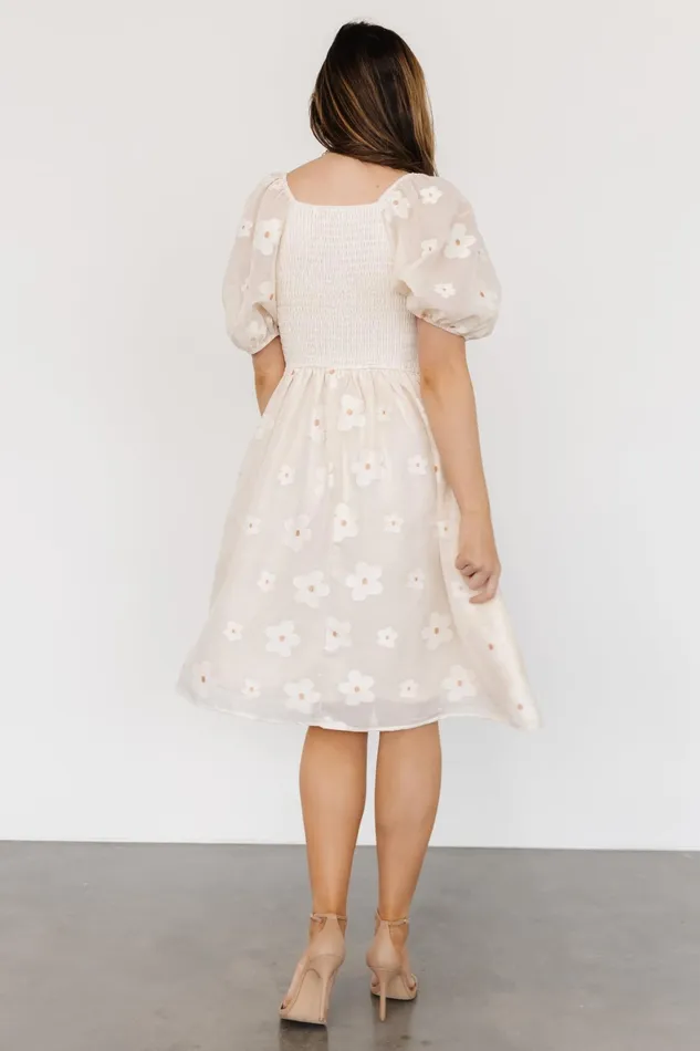 Daisy Short Dress Vintage Cream Floral Women Baltic Born Short Dresses Daisy Short Dress Vintage Cream Floral Women Baltic Born Short Dresses