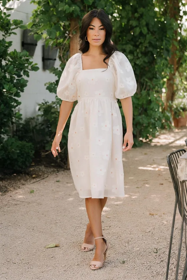 Daisy Short Dress Vintage Cream Floral Women Baltic Born Short Dresses Daisy Short Dress Vintage Cream Floral Women Baltic Born Short Dresses