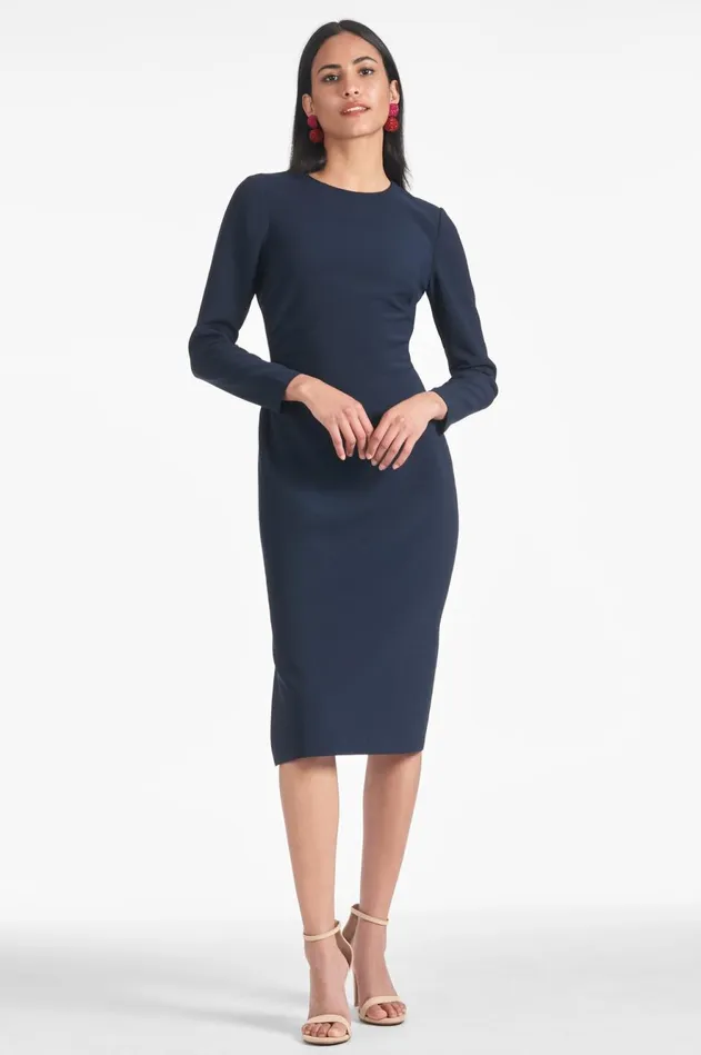 Dee Dress 8211 Dark Midnight Women Sachin and Babi Long Sleeve