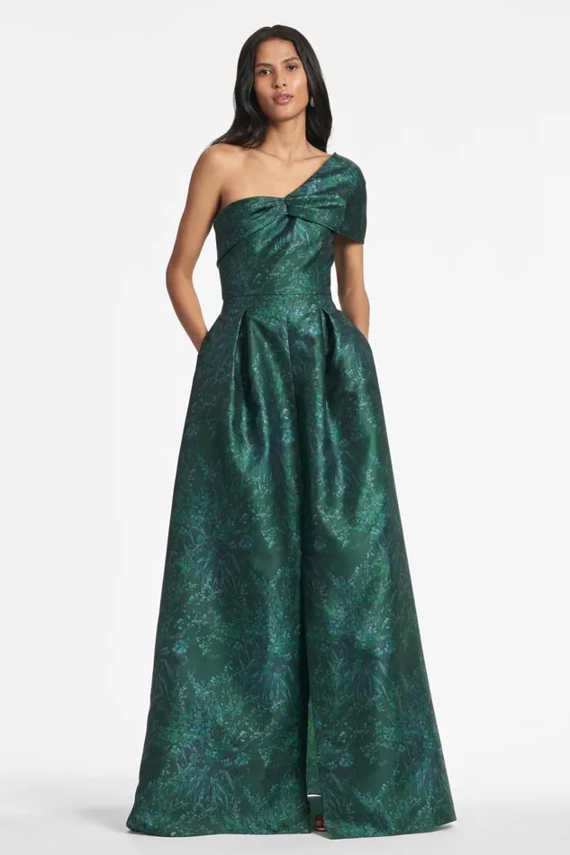 Deliah Gown 8211 Malachite Bouquet Multi Women Sachin and Babi Formal