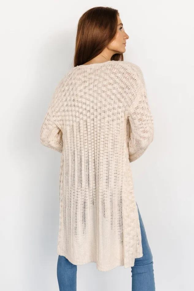 Devman Knit Cardigan Cream Women Baltic Born Cardigans Devman Knit Cardigan Cream Women Baltic Born Cardigans