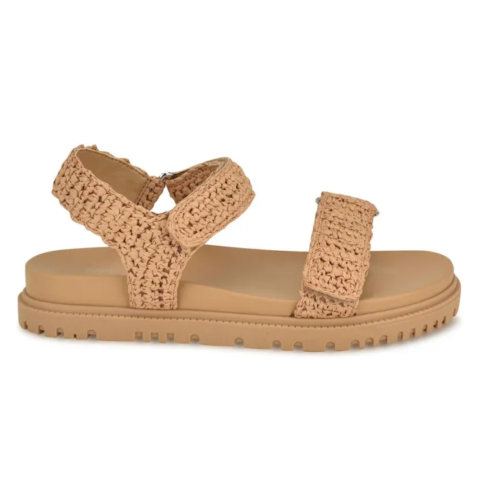 Dinrah Footbed Sandals Light Pink Women Nine West Casual