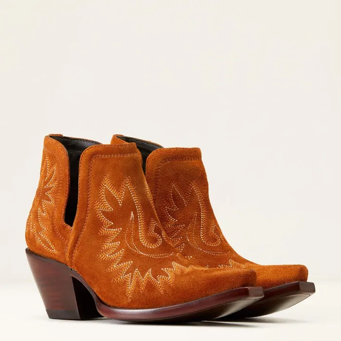 Dixon Bootie Penny Suede Women Ariat Western Boots Dixon Bootie Penny Suede Women Ariat Western Boots