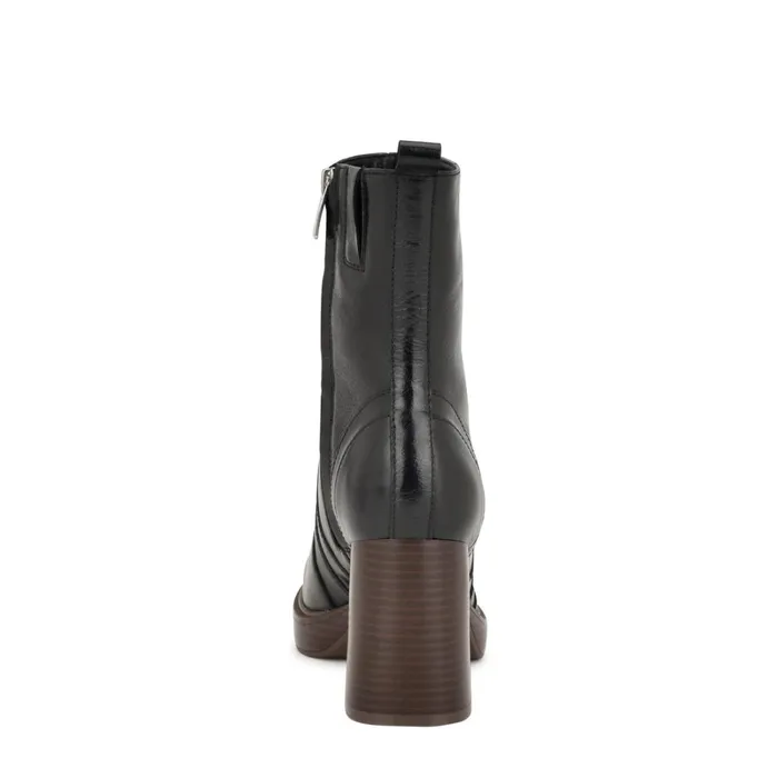 Donad Platform Booties Black Women Nine West Boots and Booties