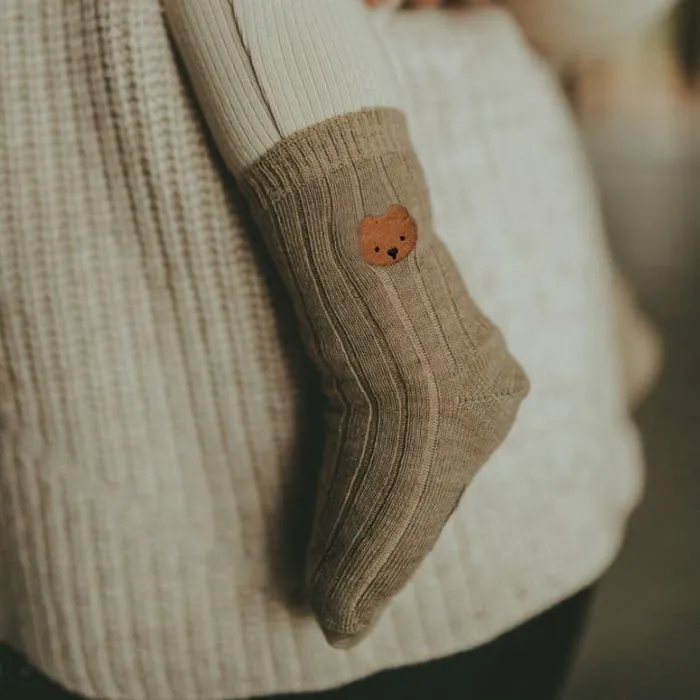 Donsje Amsterdam Accessories Baby Bell Socks Dusty Green Donsje Amsterdam Accessories Baby Bell Socks Dusty Green