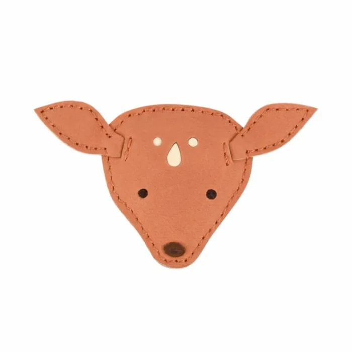 Donsje Amsterdam Accessories Baby Josy Classic Hairclip Walnut Nubuck