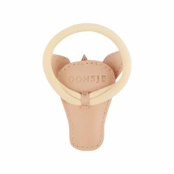 Donsje Amsterdam Accessories Baby Josy Special Hair Tie Light Rose Leather