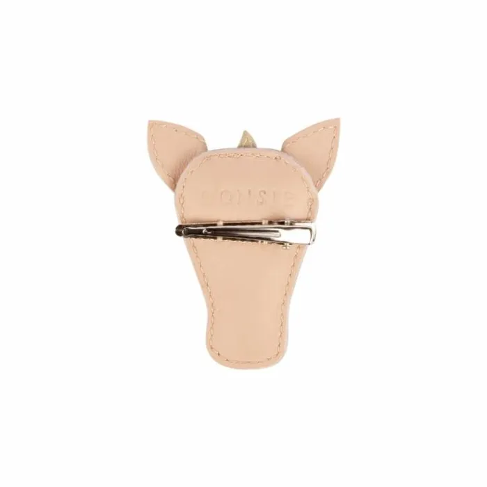 Donsje Amsterdam Accessories Baby Josy Special Hairclip Light Rose Leather