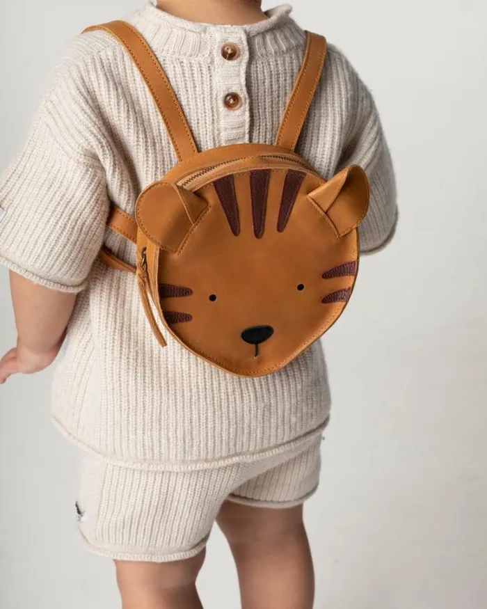 Donsje Amsterdam Accessories Baby Kapi Classic Backpack Camel Classic Leather