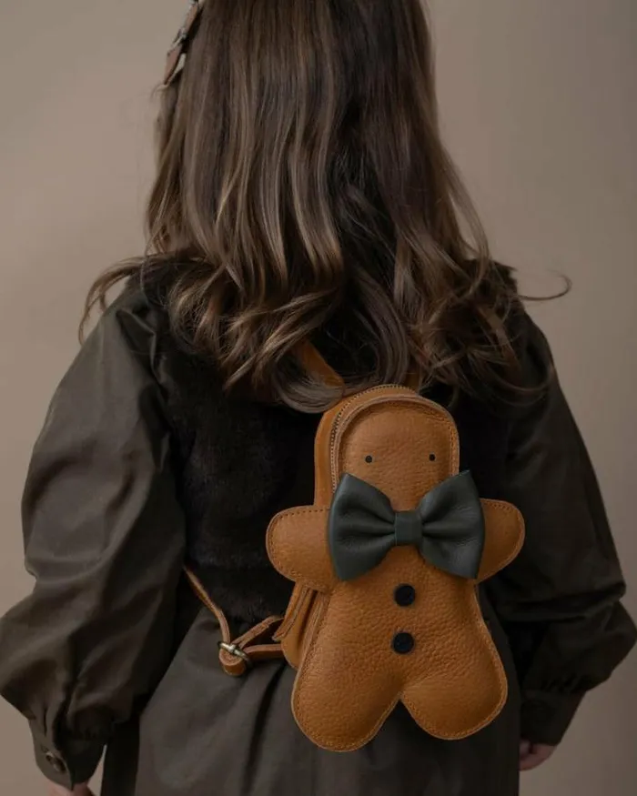 Donsje Amsterdam Accessories Baby Kliff Backpack Toast Grain Leather