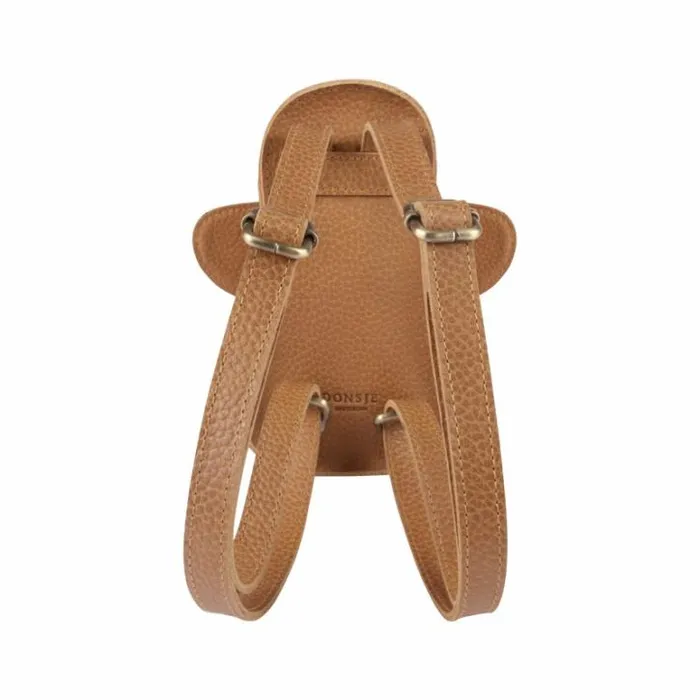 Donsje Amsterdam Accessories Baby Kliff Backpack Toast Grain Leather
