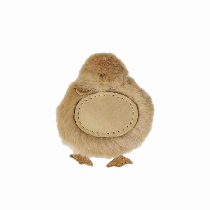 Donsje Amsterdam Accessories Baby Lipu Clip Camel Soft Faux Fur